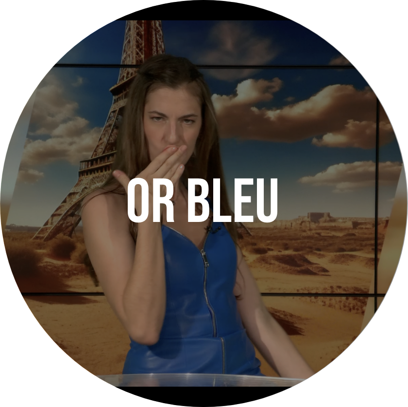 Or bleu